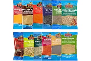 PICK N SAVE PNS Premium Indian Spice Kit - 8 Essential Indian Spices - Premium Quality - Perfect Refill for Kitchen Spice Tins, Masala Dabba (PREMIUM SPICE KIT, 100 g (Pack of 12))