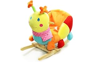 SPIEL AG Schaukeltier Schmetterling Mädi Schaukelpferd mit Sitz für Kleinkinder