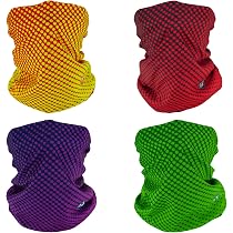 4 Bandanas Multifonction SMEHCF - Cagoule Cache-Cou Sport - Polyester Respirant