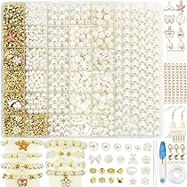 BoJia Perline assortite per la creazione di gioielli, 1121 kit per