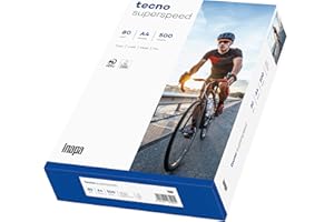TECNO SUPERSPEED, papier reprographique, blanc, 80g, A4, FSC, ramette de 500 feuilles
