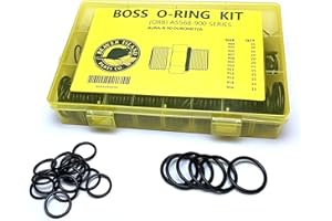 BEAVER ISLAND PARTS COMPANY Hydraulic O-Ring Kit BOSS ORB Fittings 245 Pieces (12 Common Sizes) SAE 900 Series Buna-N 90 Durometer