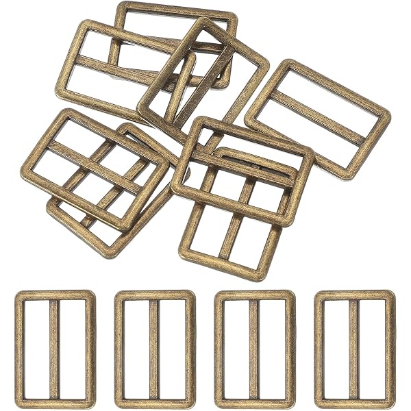 CRAFTMEMORE Metall-Schiebeschnallen Set – 4 Stück, Für Rucksackgurte, 25/32 Mm Gurtband