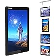 E-Hangsam A4 Double-Sided Real Estate Window Display with LED Advertising Display - Versatile Light Box Sign Holder for Office, Store Promotions - Real Estate Backlit Signs(4pcs/set)