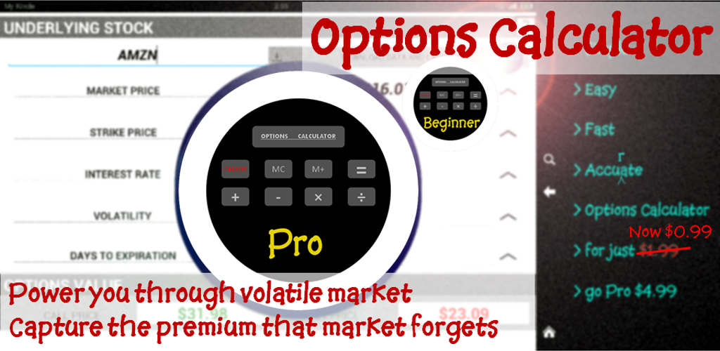 Options Calculator Beginner Amazon.it Appstore per Android