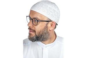 ihvan online Chapeaux Kufi turcs en tricot musulman pour homme, taqiya, takke, peci, casquettes islamiques, cadeaux islamiques, taille standard