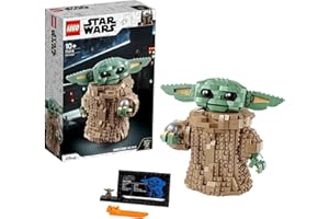 LEGO 75318 Star Wars L’Enfant: Kit de Construction de Bébé Yoda, pour Fans du Mandalorien, Collection et Décoration, Idée Cadeau pour Enfants de 10 Ans et Plus, Figurine Articulée