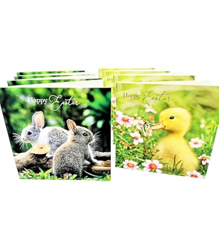 HOWAF Easter Cards Multipack Of 12 Different Designs, Happy Easter Card - View #8