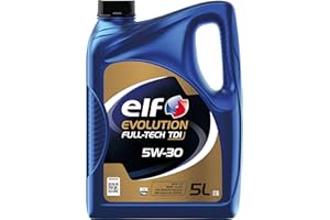 ELF EVOLUTION FULL-TECH TDI 5W-30, Huile moteur essence et Diesel, 5 litres