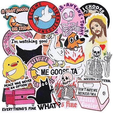 DIY Stickerei Aufnäher 'Ich Bin Nicht Größe 4' - 7x10cm Für Kleidung & Textilien