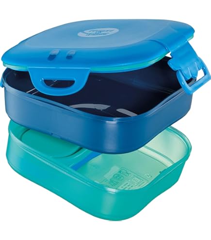 Chic Mic Lunchbox 500 Ml En Acier Inoxydable Light Blue Bioloco Sky