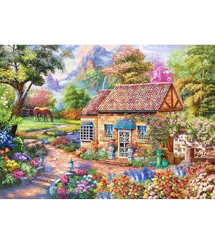 HUADADA Puzzle da 1000 Pezzi per Adulti e Bambini dai 14 Anni in Su - Puzzle Impossible, Intelligente, Colorato Con Motivo Negozio di Caramelle
