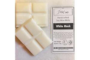 Ditzy Doll WHITE MUSK WAX MELT BAR - Handcrafted Highly Fragrant Air Freshener Home Fragrance Candle Wax Warmer Wax Melt Burners