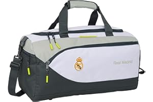 Safta Real Madrid EQUIPACIÓN 25/26 - Bolsa de Deporte, Mochila, Ideal para Niños de Diferentes Edades, Cómoda y Versátil, Calidad y Resistencia, 50x25x25 cm