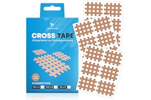‎YANGTSUNG YANGTSUNG Cross Tape, 120 sztuk, wodoodporne Grid Tape Crosstape, Mocne Samoprzylepne Grid Plaster Akupunkturowy, Akupunkturowe Taśmy Wyzwalające Punkt bólu