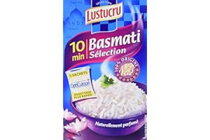 Lustucru Riz Basmati 10 Minutes Sachet Cuisson 900 g - Lot de 2