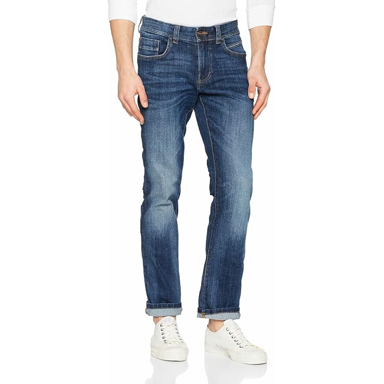 Camel Active Herren Jeans Relaxed Fit Woodstock – Bequeme Stretch-Denim Hose Mit Used-Look
