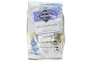 WETSKY CELTIC GREY SEA SALT COARSE - GUERANDE GROS SEL GRIS ,1 kg (Pack of 1)