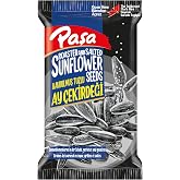 Paşa Kavrulmuş Tuzlu Ay &Ccedil;ekirdeği, 12 Paket x 40gr, Toplam 480gr, Siyah, Atıştırmalık