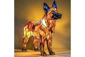 JSvsza Corgi Lamp, French Bulldog Lamp, Dachshund Lamps, Pug Lamps, Dog Series Art Night Light, Cute Pet Dogs Themed LED Table Lamps, Animal Light Home Decor, Fun Gift for Dog Lovers, Shepherd Dog
