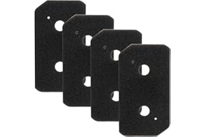 LIANGREN 4 Stück 12007650 Schwammfilter Trockner Filter kompatibel mit Bosch Siemens Wärmepumpentrockner Schaumfilter Wäschetrockner Schaumstoff