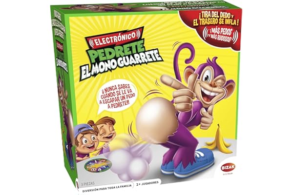 Bizak Juego Pedrete el Mono Guarrete, Multicolor, Única