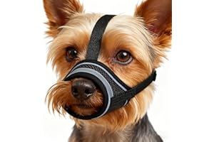 DRATENGER Hunde Maulkorb, Nylon-Maulkorb Für Hunde Verstellbares Gurtband Geeignet für Maulkörbe von mittleren und großen Hunden Verhinderung von Bellen, Beißen und Kauen (S)
