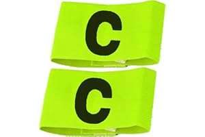 TROTH Captain's Armbands - Adult & Youths Elastic Sports Arm Band - Adjustable Captain Armbands for Football, Soccer, Hockey, Rugby etc.