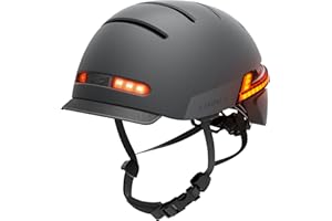 LIVALL BH51M Neo 2020 Casque de vélo intelligent avec feux d'avertissement de frein, clignotants, alerte de détection de chute, haut-parleurs stéréo et microphone pour la lecture de musique