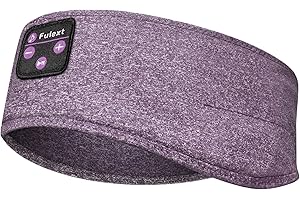 Perytong Bandeau d'écouteurs de Sommeil, Bandeau de Sport Bluetooth, écouteurs de Sommeil sans Fil, écouteurs de Sommeil, Bandeau d'écouteurs de Sport pour dormeurs latéraux entraînement Course