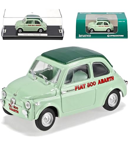 Spark 1:43 Fiat 500 Abarth 595 SS Baujahr 1966 Weiß S1310 Modellauto S1310 9580006913104