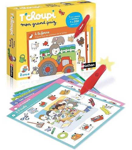 BLOKO 100 Pezzi Blocchi Da Costruzione Con Figure Di T'choupi E Lalou – Gioco Educativo E Creativo Per Bambini Da 12 Mesi – Made In Europe