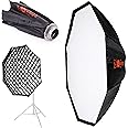 95cm Octabox Softbox & Grid | Bowens Mount | LuxLight® | Umbrella Octobox