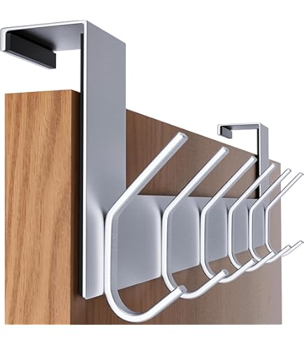 Hintertür haken über dem Tür haken Organizer Rack Edelstahl über Tür haken Aliba