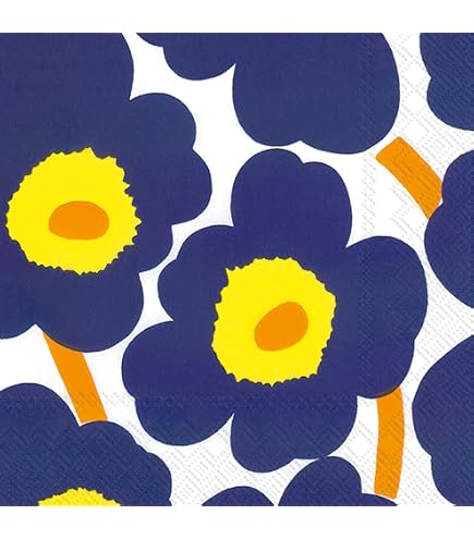 Boston International Papierservietten „Josephine“ – 3-lagig, 16,5 X 16,5 Cm, Floraler Druck – Für Festliche Tische & Feiern