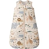 Unnivoll Baby Sleeping Bag, 2.5 Tog, 0-6 Months, 100% Cotton, Padded Sleeping Bag with 2-Way Zipper, Newbron Padded Baby Slee