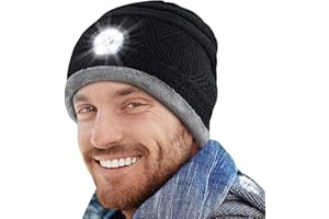 EVERPLUS Männer Vater Papa Geschenke Weihnachten - Herren Winter LED Mütze mit Licht Wichtelgeschenk Ideen für Frauen Mann Geburtstagsgeschenk Adventskalender zum Befüllen Nikolaus Geschenk