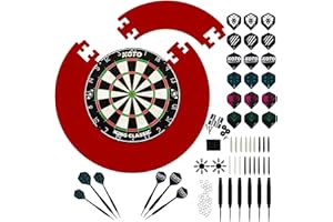 KOTO DARTS KOTO - King Pro + Surround para Dianas, Aro Protectivo para Todas Las Dianas, Protege Dardos y Paredes