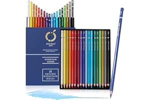 ‎PINTURALE ARTS Pinturale Arts 18 Aquarellstifte Set | Aquarell Buntstifte für Künstler und Illustratoren | Aquarell Stifte In einem eleganten Etui organisiert | Aquarellstifte Wasservermalbar