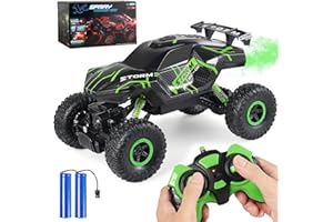 Herefun Macchina Telecomandata, 2.4GHz Fuoristrada Telecomandato Car, Alta Velocità RC Auto Off Road, Macchina Radiocomandata Ricaricabile per Bambini Giocattoli Compleanno Regalo (verde)
