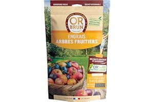 AAZV OR BRUN Engrais Arbres fruitiers granulés UAB, Sachet de 1,5kg