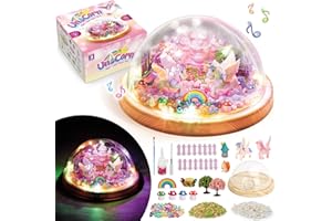 CITSKY Kids Girls Toys Kit Gifts for 5-12 Year Old: Unicorn Crafts Set Kits for Girl Toy Gift Age 5 6 7 8 9 Boys Birthday Art Craft - Kids Bedroom Decor Night Light