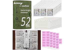 Meetory 150 Envelopes Challenge Binder, Money Saving Challenge Cash Binder Envelope Saving Challenge Money Saving Wallet with Plastic Money Wallet Organiser and Label Sticker for Home, Valentine's Day