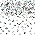 10000 Clear Wedding Table Scatter Crystals Acrylic Diamonds Rhinestones for Table Centerpiece Decorations Bridal Shower Decorations Vase Beads(4.5 mm,Crystal AB)