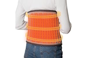 ALLJOY Almohadilla Eléctrica con Apagado Automático, Calentamiento Rápido Manta Eléctrica Lumbar, 3 Niveles de Calor para Aliviar el Dolor de Espalda, Apta para Espalda, Cuello, Hombros, Lavable a Máquina
