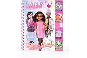 Bookoli | StyleStopper Ultimate Fashion Portfolio - Fashion Design Portfolio | Holofoil Stickers Included