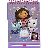 Gabby's Dollhouse Magic Notebook with Pen and Reusable Sheets - Children's Creative Drawing and Writing Notebook for Girls Fa