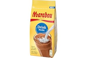 Bebida de Marabou en polvo 1x450g - El primer Marabou para beber- Bebida de schocolate en polvo para disfrutar en sueco- Chocolate para beber para leche fria calinte , helados, postres y batidos