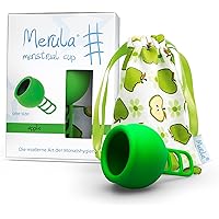 Merula Cup apple (grün) - One size Menstruationstasse aus medizinischem Silikon