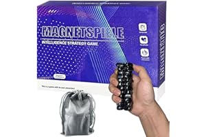 TKGEOUE Jeu d'échecs magnétique,Échiquier magnétique,Jeu magnétique de Table,Jeu D'échecs À Effet Magnétique,Échiquier magnétiqueJeu de société,Magnetic Chess Set Board Games